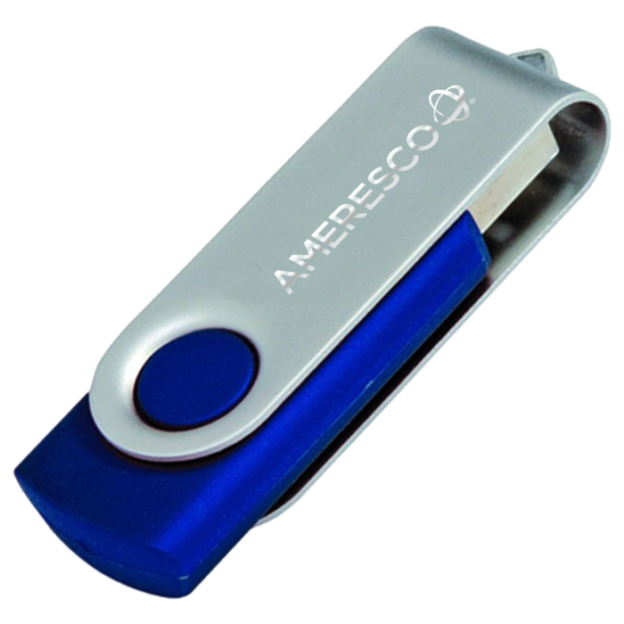 1 GB Folding USB 2.0 Flash Drive